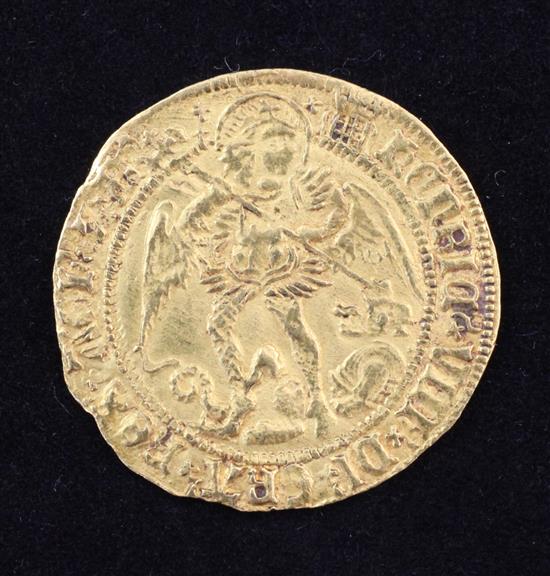 A Henry VIII gold Angel, 1509-26,